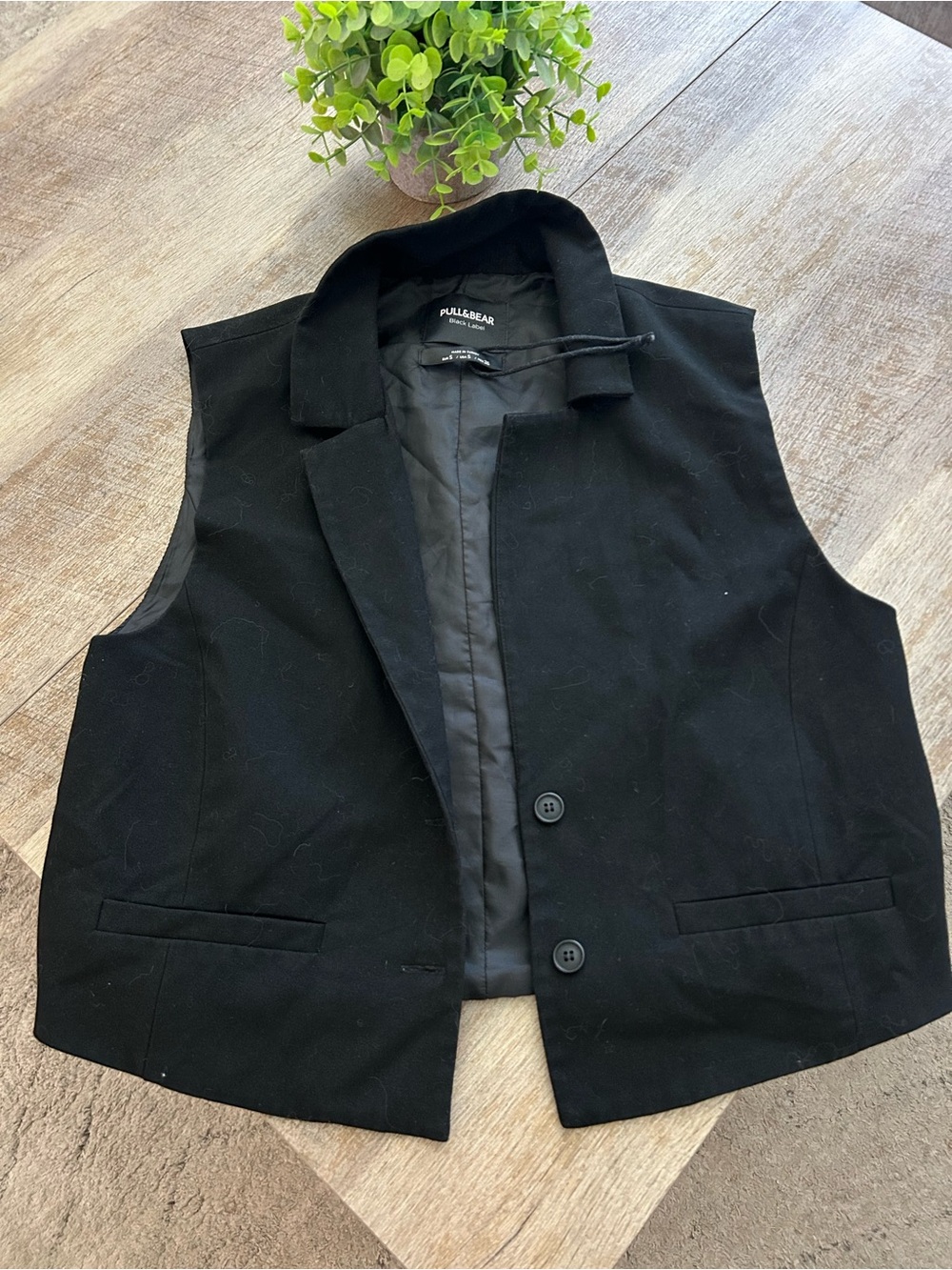 Pull&Bear Black Labeled Satin-Look Jacket Interior